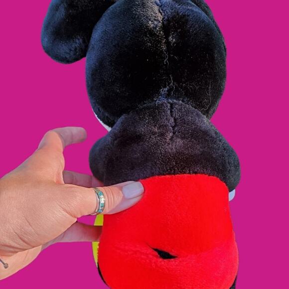 Vintage Mickey Mouse Plush - Picture 3 of 3